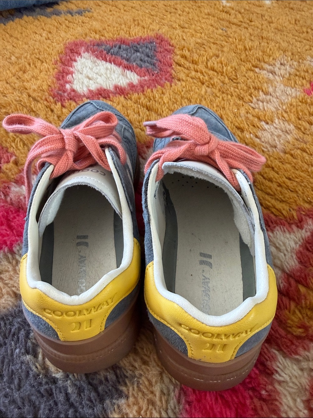 Coolway goal suede leather sneakers - Picture 6 of 7